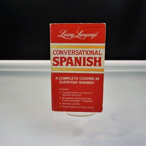 Conversational Spanish  A Complete Course in Everyday Spanish 1985 Paperback - Picture 1 of 11